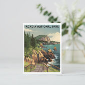 Acadia National Park vintage Briefkaart (Staand voorkant)