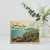 Acadia National Park Vintage Travel Briefkaart (Staand voorkant)