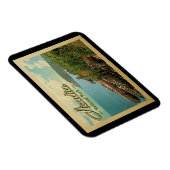 Acadia National Park Vintage Travel Magneet (Rechterzijde)