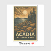 Acadia National Park Vinyl Sticker (Vel)