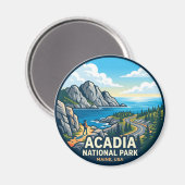 Acadia National Park VS Magneet (Voorkant / Achterkant)