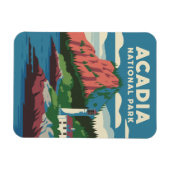 Acadia National Park  vuurtoren Magneet (Horizontaal)