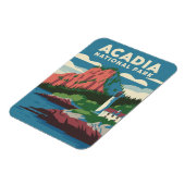 Acadia National Park  vuurtoren Magneet (Linkerzijde)