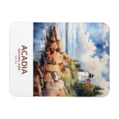 Acadia National Park - Vuurtoren van Park Bass Har Magneet (Horizontaal)