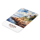 Acadia National Park - Vuurtoren van Park Bass Har Magneet (Linkerzijde)