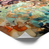 Acadia National Park Waterverf Schilderij Poster (Hoek)