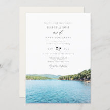ACADIA NATIONAL PARK Waterverf Skyline Wedding