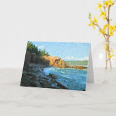 Acadia National Park wenskaart Kaart (Gele Bloem)