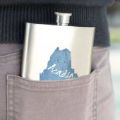 Acadia National Park Wood Grain Flacon (Voorbeeld)