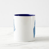 Acadia National Park Wood Grain Tweekleurige Koffiemok (Center)