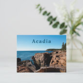 Acadia National Thunder Hole Maine Briefkaart (Staand voorkant)