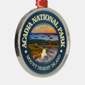 Acadia NP (Cadillac Mtn) Metalen Ornament (Rechts)