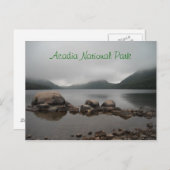 Acadia Park-Jordan Pond Briefkaart (Voorkant / Achterkant)