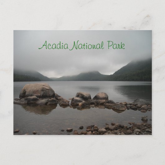 Acadia Park-Jordan Pond Briefkaart (Voorkant)