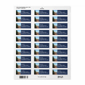 Acadia Rocky Beach near Thunder Hole Etiket (Full Sheet)