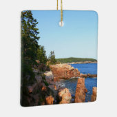 Acadia Rocky Beach near Thunder Hole Keramisch Ornament (Rechts)