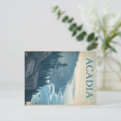  Acadia: Rocky Coastline Uitzicht Briefkaart (Staand voorkant)