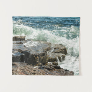 Acadia Rocky Shoreline Maine SMALL Wandkleed