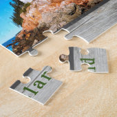 Acadia Rustic Wood Best Uitzichten National Park Legpuzzel (Zijkant)