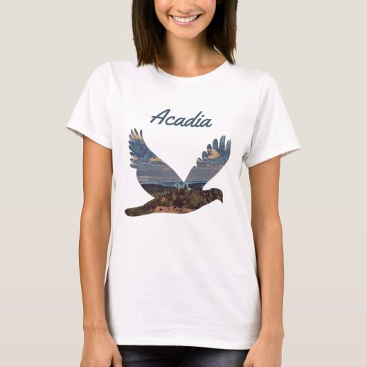 Acadia Sky T-shirt gepersonaliseerde vrouwen (Voorkant)