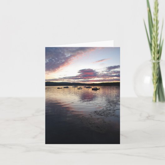 Acadia Sunrise Notecard -2 Kaart (Voorkant)