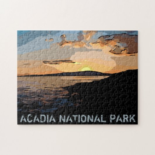 ACADIA SUNSET LEGPUZZEL (Horizontaal)