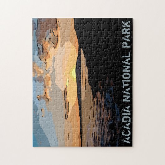 ACADIA SUNSET LEGPUZZEL (Verticaal)
