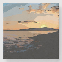 ACADIA SUNSET STENEN ONDERZETTER