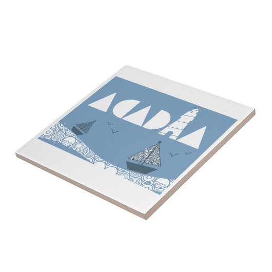 Acadia Tegeltje (Zijkant)