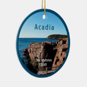 Acadia Thunder Hole National Park Maine Keramisch Ornament (Rechts)