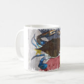 Acadian Flag and Crab Coffee Cup Koffiemok (Voorkant links)