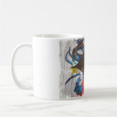Acadian Flag and Crab Coffee Cup Koffiemok (Links)