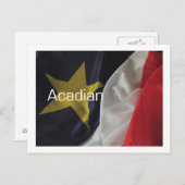Acadian Flag Briefkaart (Voorkant / Achterkant)