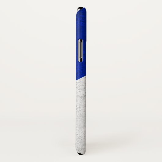 Acadian Flag Surname Distress Grunge personaliseer Case-Mate iPhone Case (Achterkant / rechts)