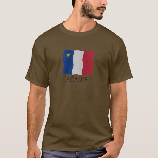 Acadian flag t-shirt (Voorkant)