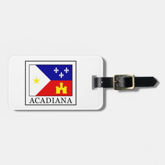 Acadiana Bagagelabel (Voorkant horizontaal)