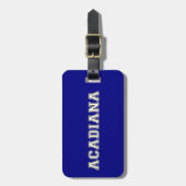 Acadiana Bagagelabel (Voorkant verticaal)