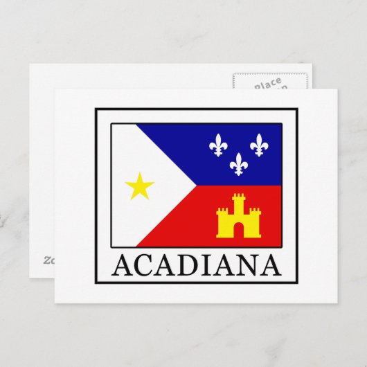 Acadiana Briefkaart (Voorkant / Achterkant)