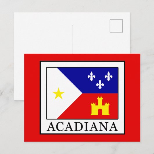 Acadiana Briefkaart (Voorkant / Achterkant)