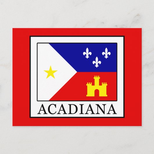 Acadiana Briefkaart (Voorkant)