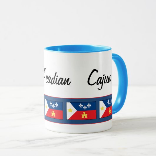 Acadiana Cajun Flag Mok (Voorkant rechts)