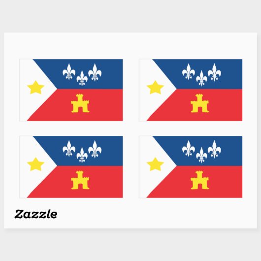 Acadiana Cajun Flag Stickers (Vel)