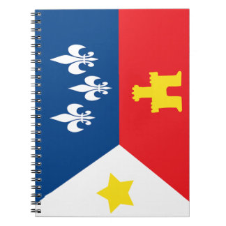 Acadiana Cajun-laptop met vlag Notitieboek