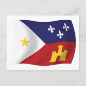 Acadiana Flag Briefkaart (Voorkant)