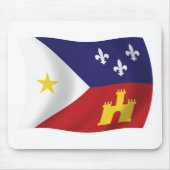 Acadiana Flag Mousepad Muismat (Voorkant)