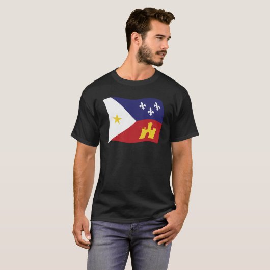 Acadiana Flag Shirt (Voorkant volledig)