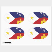 Acadiana Flag Sticker (Vel)
