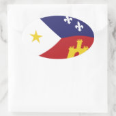 Acadiana Flag Sticker (Tas)