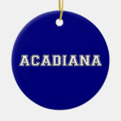Acadiana Keramisch Ornament (Voorkant)
