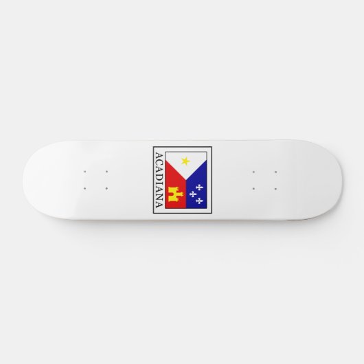 Acadiana Persoonlijk Skateboard (Horizontaal)